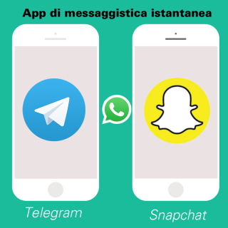 Snapchat e telegram due app a confronto